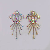 Sew-on Crystal AB  Glass Rhinestone Applique RA584 WholesaleRhinestone